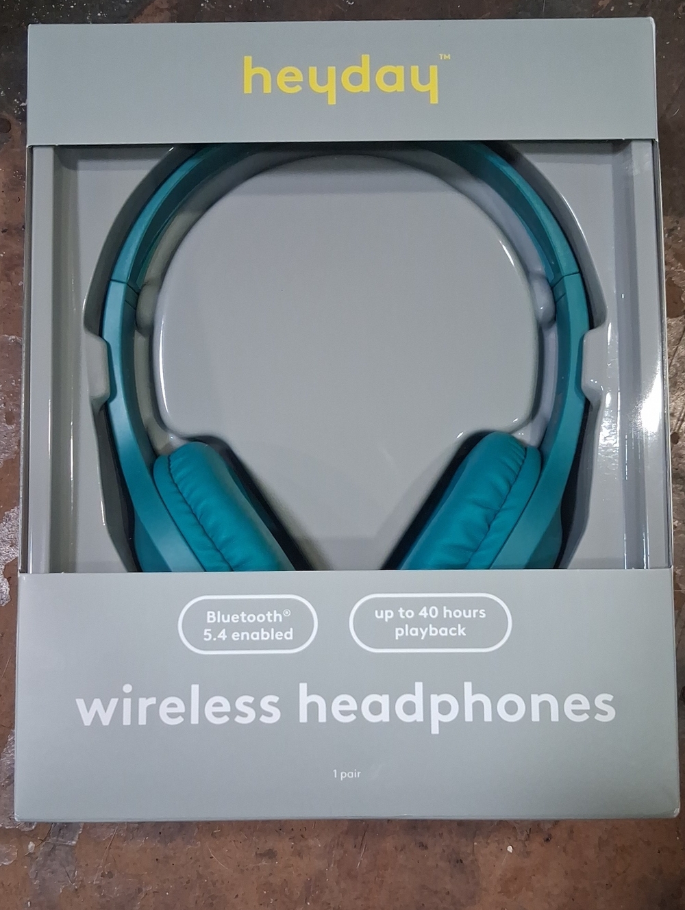 heyday Wireless Over-Ear Headphones - Teal Blue
